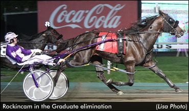 Rockincam Wins Graduate Elim; Simpson Score For 'Bolt'