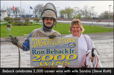 Beback Jr. Hits 2,000 Win Mark