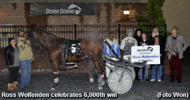 Wolfenden Nabs 6,000th Win