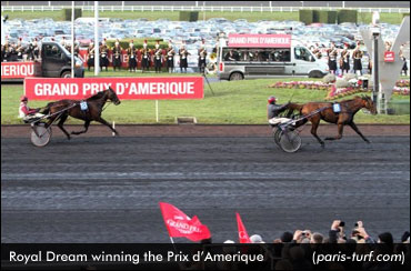 Royal Dream Wins Prix d'Amerique