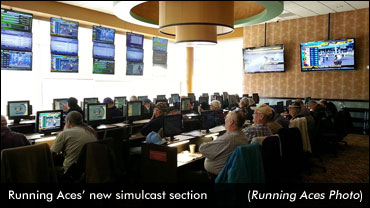 Running Aces' Simulcast Area Renovated