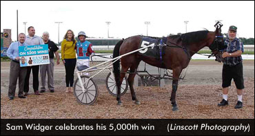 Widger Celebrates 5,000th Career Win