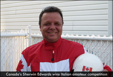 Edwards Wins Italian Amateur Competition