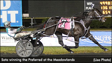 Soto Tough In Meadowlands Preferred