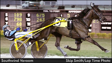 'Vavoom' Lowers Pompano Trotting Record