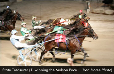 State Treasurer Thrills In Molson Pace