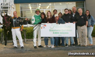 Gendron Celebrates 4,000th Win