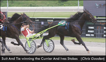 Suit And Tie Wins Currier And Ives Stakes