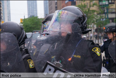 Hamilton Arrested In G20 Protest