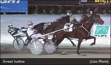Sweet Justice Sizzles; Gingras Wins Six