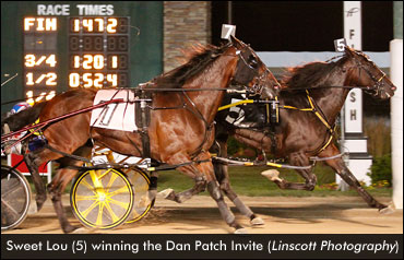 Sweet Lou Dazzles In Dan Patch