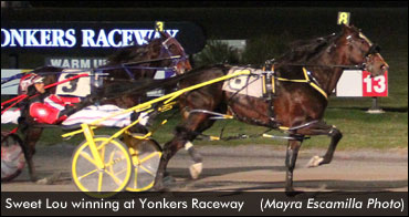 Sweet Lou Wins Yonkers Debut
