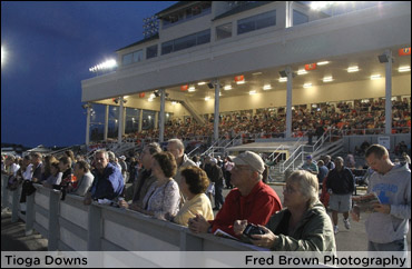 Tioga Closes Meet With Packed House