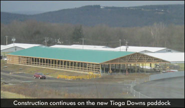 Paddock Construction Continues At Tioga
