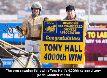 Hall Gets 4,000th Career Win