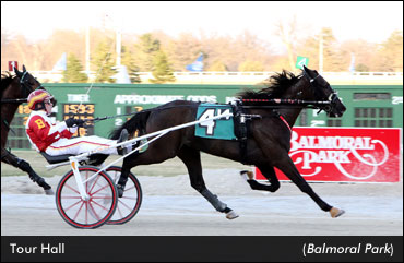 Tour Hall Wins Sophomore Stakes Debut