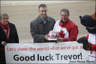 Henry Presented Canadian Colours