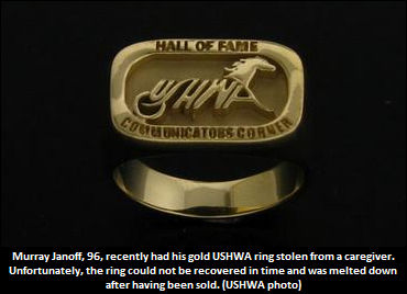 USHWA To Replace Stolen Ring
