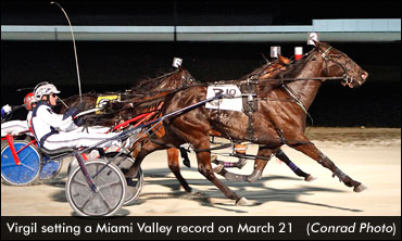 Virgil Sets Miami Valley Record