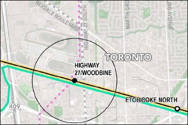 Woodbine GO Station Proposed