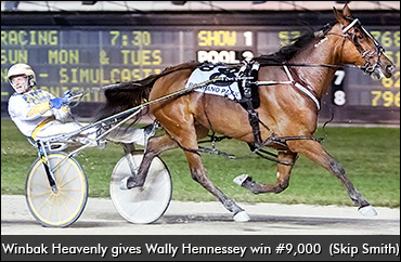 Hennessey Hits 9,000 Wins