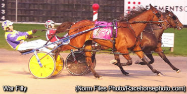 War Filly Upsets Preferred Foes