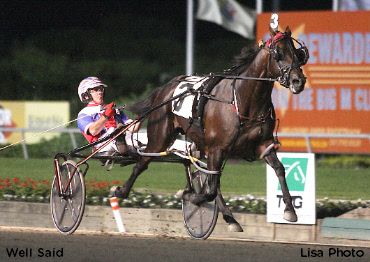 Well Said Triumphs In Meadowlands Pace