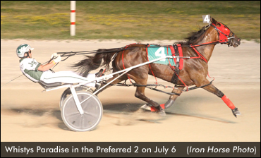 Whistys Paradise Wins Mares Preferred