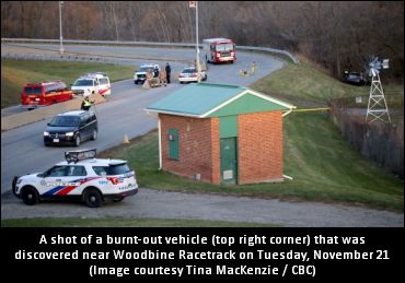 Human Remains Found In Burnt Vehicle Near Woodbine