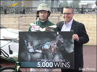 Gingras Celebrates 5,000th Career Win