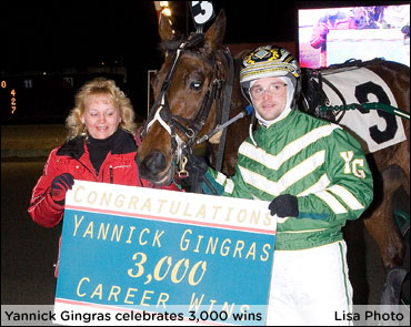 Gingras Gets Career Win No. 3,000