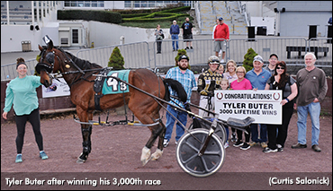 Buter Wins No. 3,000