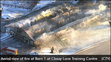 Barn Fire Investigation Concludes