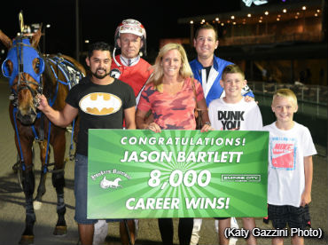 Bartlett Celebrates 8,000th Win