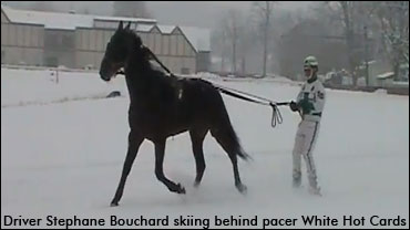 Bouchard, 'White Hot' Blaze Historic Track