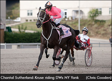 Sutherland-Kruse, ‘NY Yank’ Break NA Trotting Under Saddle Record