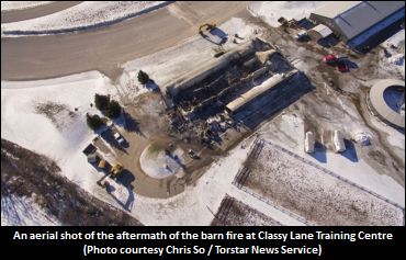 Horsepeople Mobilizing After Fire