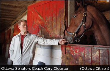 Hockey And Horses For Clouston