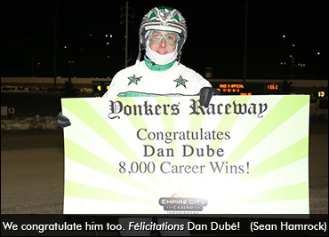 Dube Gets Win No. 8,000