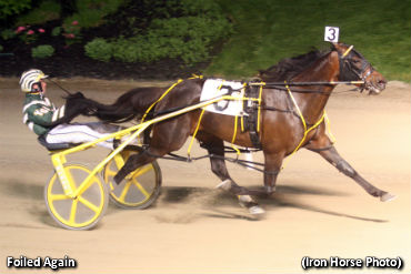 Third Time's The Charm In Molson Pace For Foiled Again