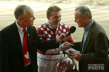 Forward Presented With Canadian Colours