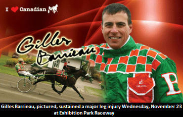 Barrieau To Be Sidelined Indefinitely 