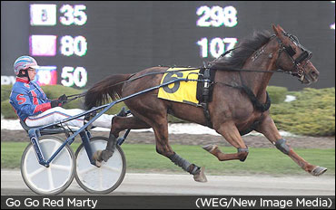 Four In A Row For Go Go Red Marty