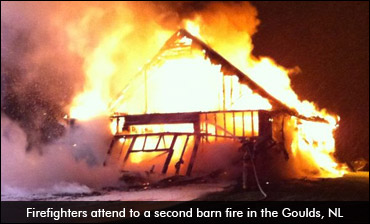 Second Newfoundland Barn Fire