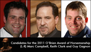 2011 O'Brien Horsemanship, Breeder Candidates Announced