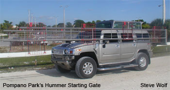Pompano Park Debuts Hummer Starting Car