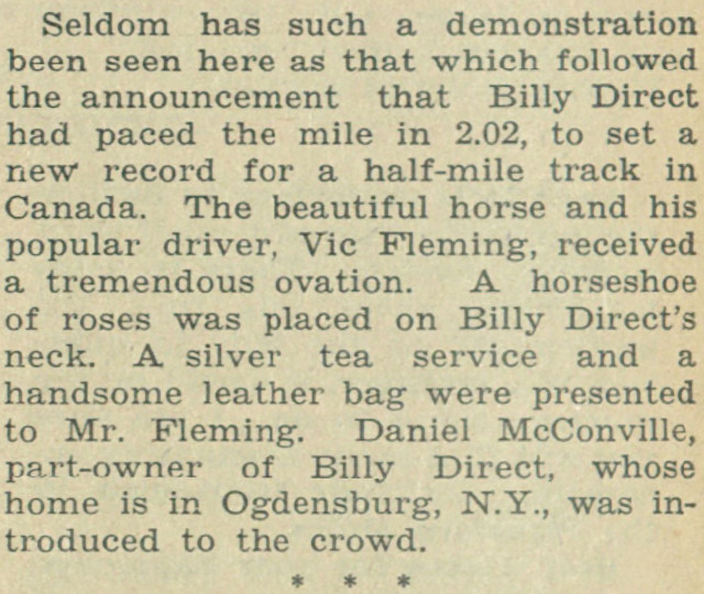 Billy Direct clipping