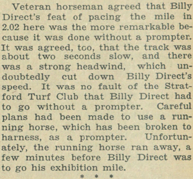 Billy Direct clipping
