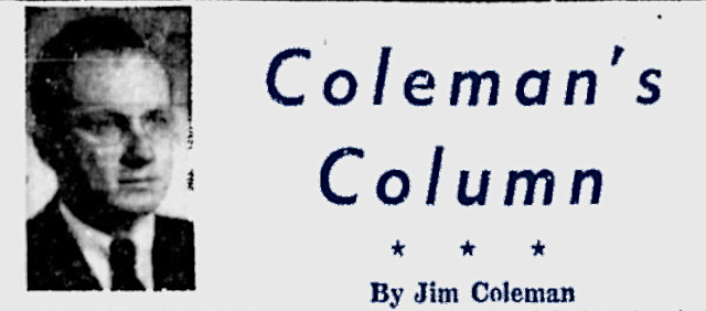 Coleman's Column