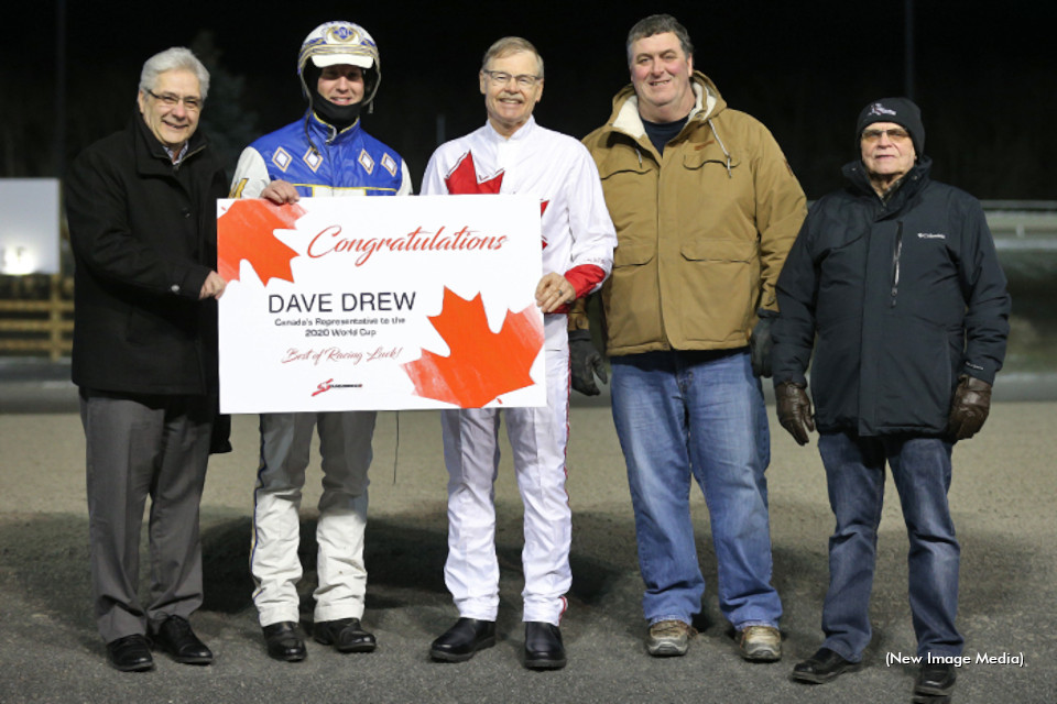 Dave Drew receives his driving colours